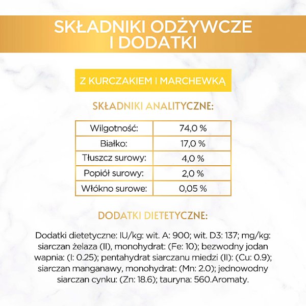 Gourmet Gold Karma dla kotów savoury cake z kurczakiem i marchewką 85 g