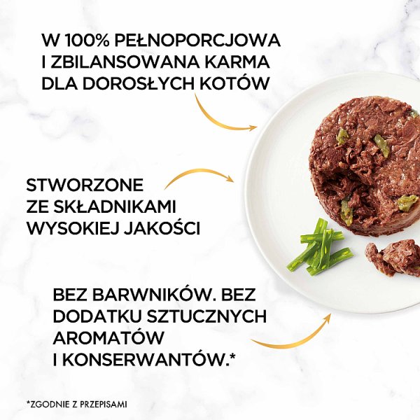 Gourmet Gold Karma dla kotów savoury cake z jagnięciną i zieloną fasolą 85 g