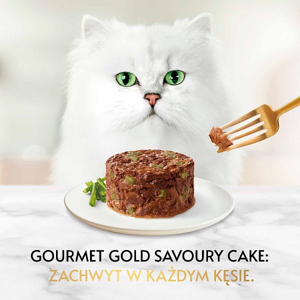 Gourmet Gold Karma dla kotów savoury cake z jagnięciną i zieloną fasolą 85 g