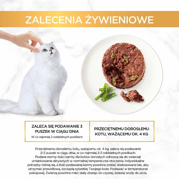 Gourmet Gold Karma dla kotów savoury cake z jagnięciną i zieloną fasolą 85 g