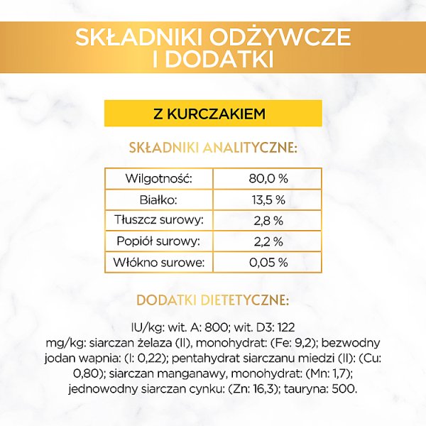 Gourmet Gold Karma dla kotów z kurczakiem 85 g