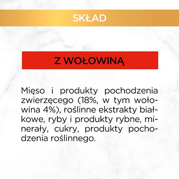 Gourmet Gold Karma dla kotów z wołowiną 85 g
