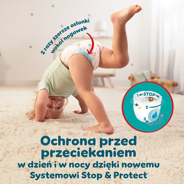 Pieluchomajtki Pampers Active Baby, rozmiar 4, pieluszki 25, 9kg-15kg