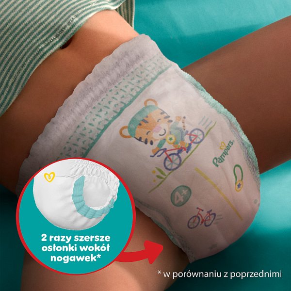 Pieluchomajtki Pampers Active Baby, rozmiar 4, pieluszki 25, 9kg-15kg