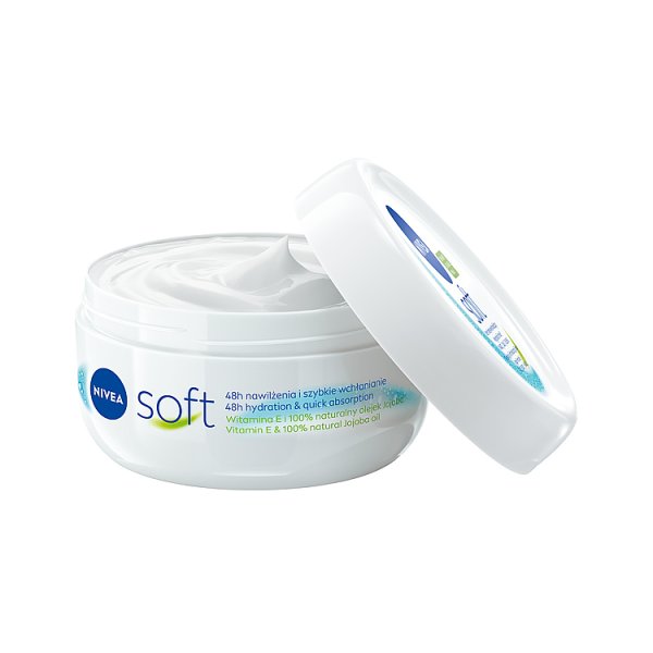 Nivea Soft Krem uniwersalny intensywnie nawilżający do ciała, twarzy i rąk 200 ml