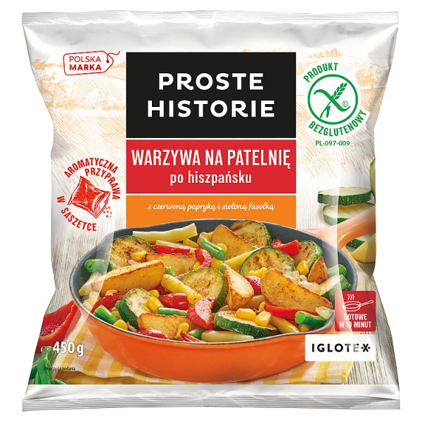 Proste Historie Warzywa na patelnię po hiszpańsku 450 g