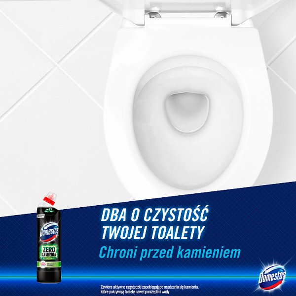 Domestos Zero Kamienia Lime Żel do toalet 750 ml