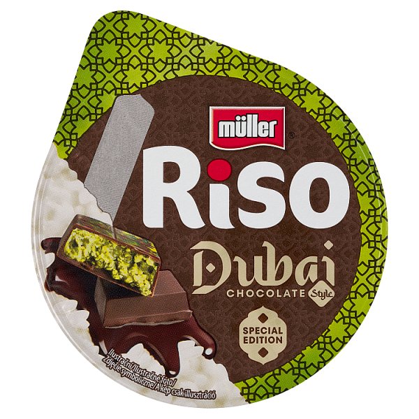 Müller Riso Deser mleczno-ryżowy z wsadem o smaku czekoladowo-pistacjowo-sezamowym 175 g