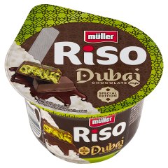 Müller Riso Deser mleczno-ryżowy z wsadem o smaku czekoladowo-pistacjowo-sezamowym 175 g