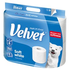 Velvet Soft White Papier toaletowy 4 rolki
