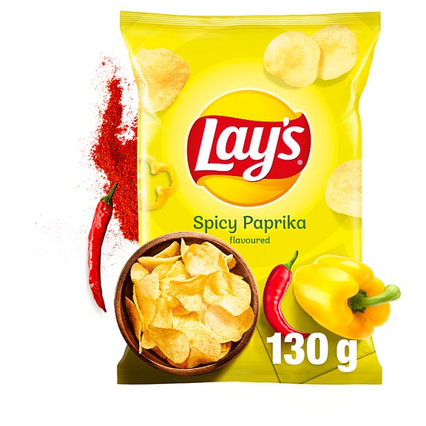 Lay's Chipsy ziemniaczane o smaku pikantnej papryki 130 g