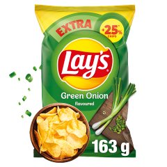 Lay's Chipsy ziemniaczane o smaku zielonej cebulki 163 g