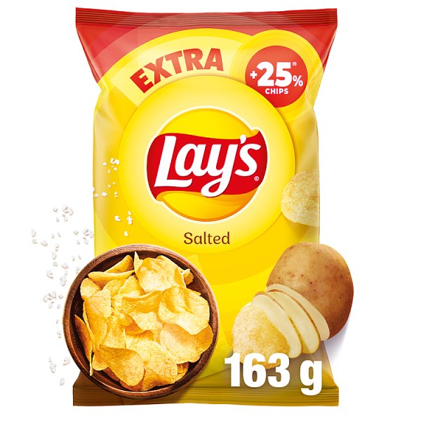 Lay's Chipsy ziemniaczane solone 163 g