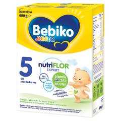 Bebiko Junior 5 Odżywcza formuła na bazie mleka dla przedszkolaka 600 g