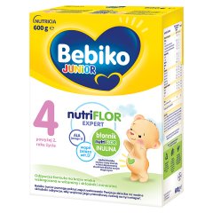Bebiko Junior 4 Odżywcza formuła na bazie mleka dla małych dzieci powyżej 2. roku życia 600 g