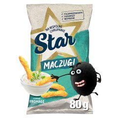 Star Maczugi Chrupki kukurydziane o smaku fromage 80 g