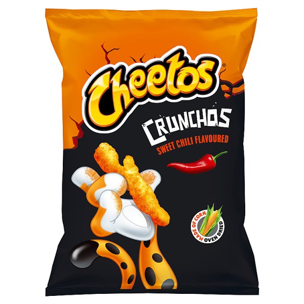 Cheetos Crunchos Chrupki kukurydziane o smaku słodkie chilli 165 g