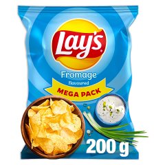 Lay's Chipsy ziemniaczane o smaku śmietankowego serka z ziołami 200 g