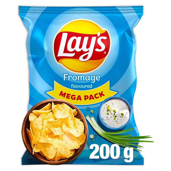 Lay's Chipsy ziemniaczane o smaku śmietankowego serka z ziołami 200 g