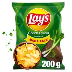 Lay's Chipsy ziemniaczane o smaku zielonej cebulki 200 g