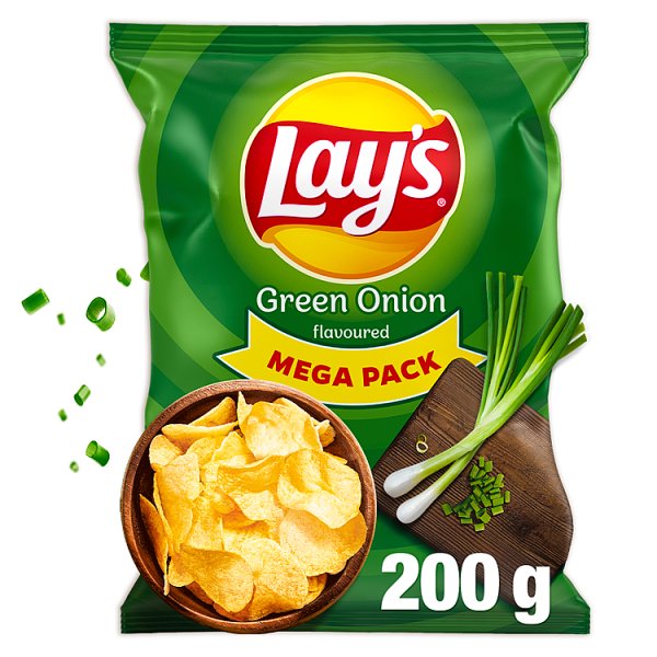 Lay's Chipsy ziemniaczane o smaku zielonej cebulki 200 g