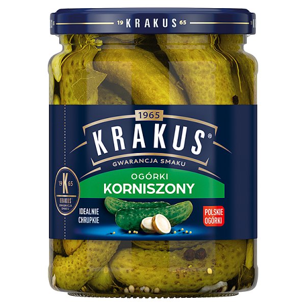 Krakus Ogórki korniszony 500 g