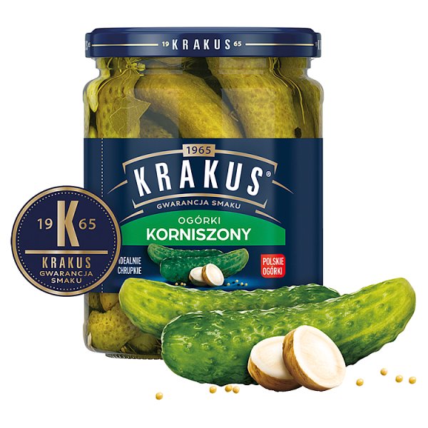 Krakus Ogórki korniszony 500 g