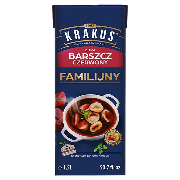 Krakus Zupa barszcz czerwony 1 l