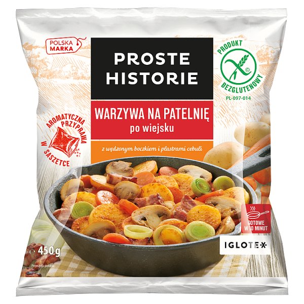 Proste Historie Warzywa na patelnię po wiejsku 450 g