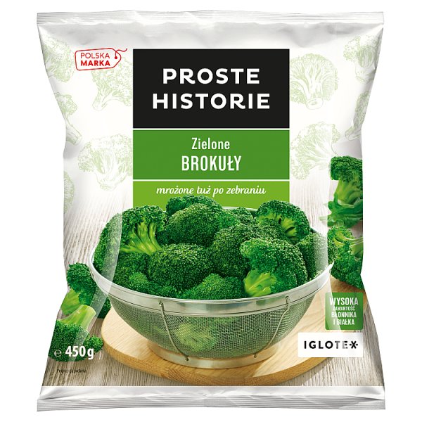Proste Historie Zielone brokuły 450 g