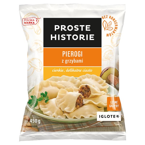 Proste Historie Pierogi z grzybami 450 g
