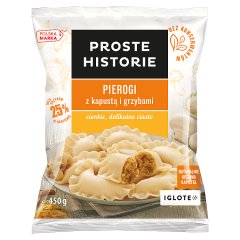 Proste Historie Pierogi z kapustą i grzybami 450 g