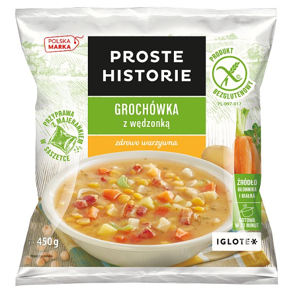 Proste Historie Grochówka z wędzonką 450 g