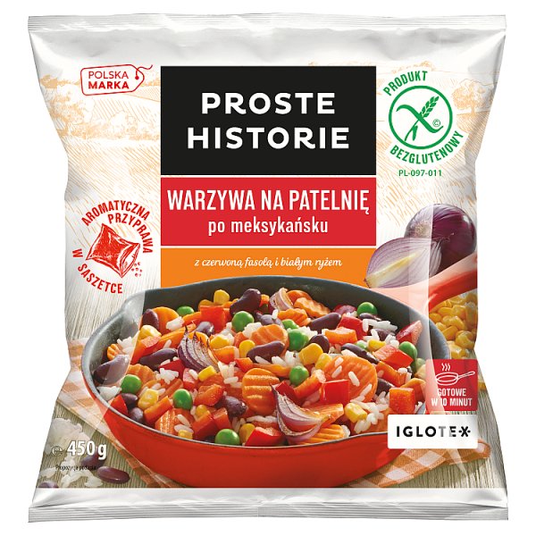 Proste Historie Warzywa na patelnię po meksykańsku 450 g