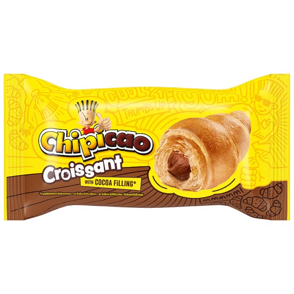 Chipicao Croissant rogalik z ciasta francuskiego z nadzieniem kakaowym - 60 g