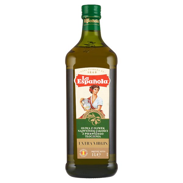 La Española Oliwa z oliwek najwyższej jakości z pierwszego tłoczenia 1 l