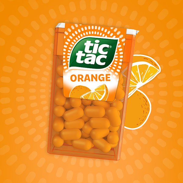 Tic Tac Drażetki o smaku pomarańczowym 54 g