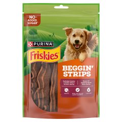 Friskies Beggin' Strips Uzupełniająca karma dla dorosłych psów o smaku bekonu 120 g