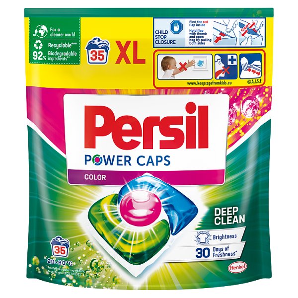 Persil Power Caps Color Skoncentrowany środek do prania 490 g (35 prań)