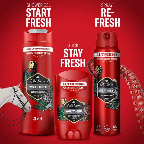 Old Spice Wolfthorn Dezodorant w sprayu dla mężczyzn 150ml