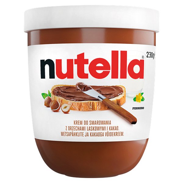 Nutella Krem do smarowania z orzechami laskowymi i kakao 230 g