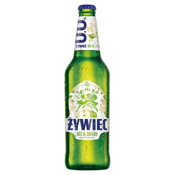 Żywiec Bezalkoholowy napój piwny bez &amp; jabłko kwiaty polskie 500 ml