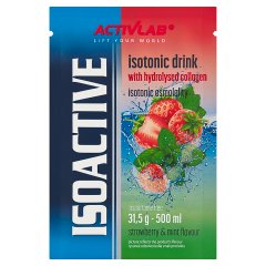 Activlab Isoactive Koncentrat napoju izotonicznego o smaku truskawki z miętą 31,5 g