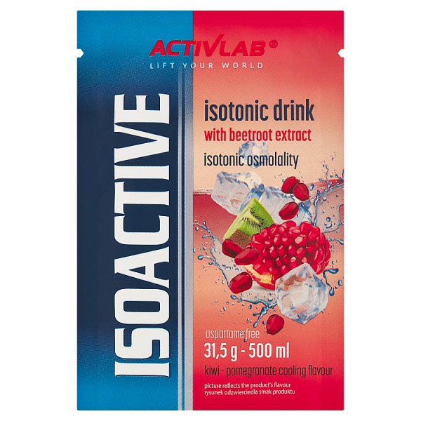 Activlab Isoactive Koncentrat napoju izotonicznego o smaku kiwi-granat cooling 31,5 g