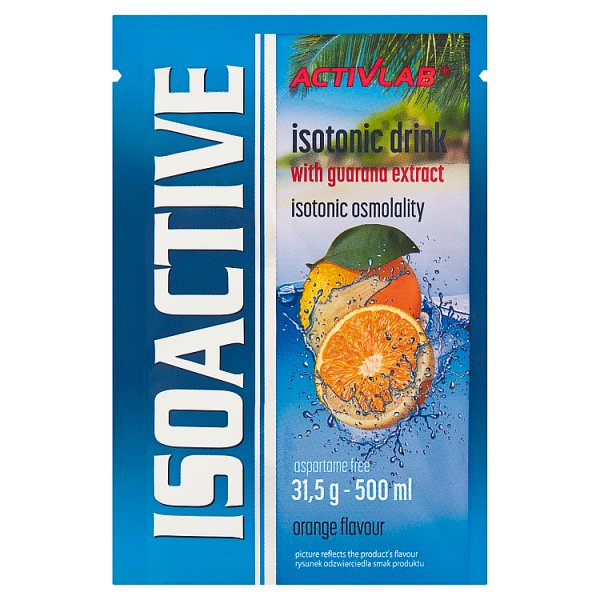 Activlab Isoactive Koncentrat napoju izotonicznego o smaku pomarańczowym 31,5 g