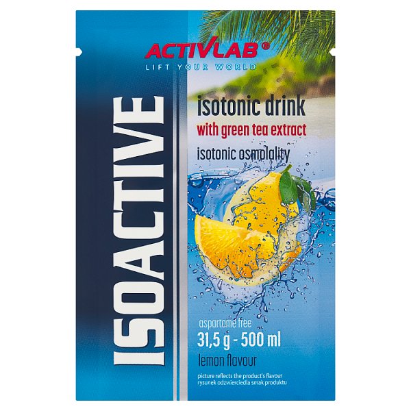 Activlab Isoactive Koncentrat napoju izotonicznego o smaku cytrynowym 31,5 g
