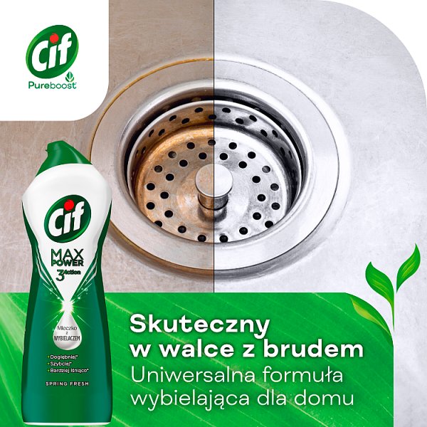 Cif Max Power Spring Fresh Mleczko z wybielaczem 1001 g