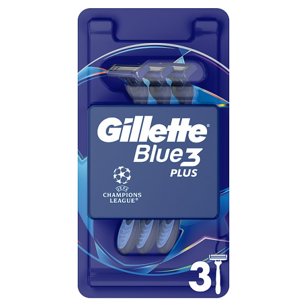 Gillette Blue3 Plus Comfort, maszynki jednorazowe dla mężczyzn, 3 sztuk