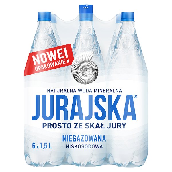 Jurajska Naturalna woda mineralna niegazowana 6 x 1,5 l