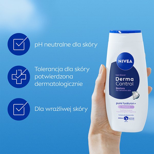 Nivea Derma Control Restore Żel pod prysznic 250ml